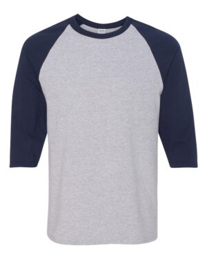 Gildan Unisex Heavy Cotton™ Raglan Three-Quarter Sleeve T-Shirt - Image 4