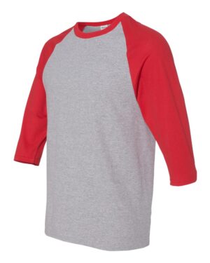 Gildan Unisex Heavy Cotton™ Raglan Three-Quarter Sleeve T-Shirt - Image 8