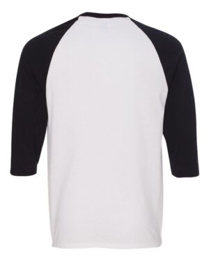 Gildan Unisex Heavy Cotton™ Raglan Three-Quarter Sleeve T-Shirt - Image 15