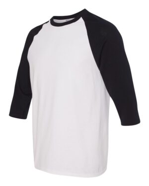 Gildan Unisex Heavy Cotton™ Raglan Three-Quarter Sleeve T-Shirt - Image 14