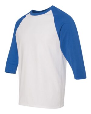 Gildan Unisex Heavy Cotton™ Raglan Three-Quarter Sleeve T-Shirt - Image 26