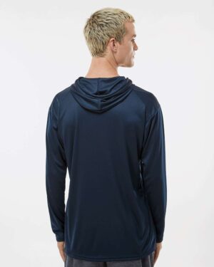 Badger Unisex B-Core Hooded Long Sleeve T-Shirt - Image 12