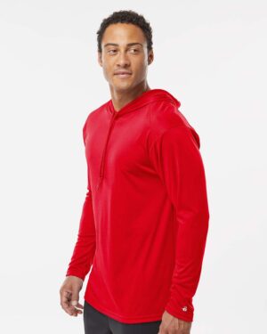 Badger Unisex B-Core Hooded Long Sleeve T-Shirt - Image 17
