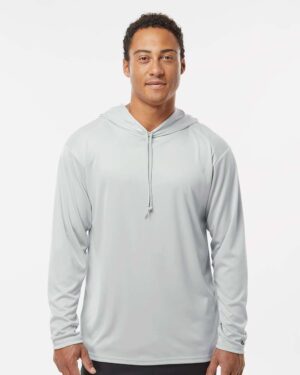 Badger Unisex B-Core Hooded Long Sleeve T-Shirt - Image 34