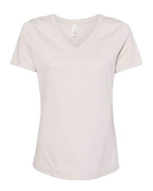 BELLA + CANVAS Women's Relaxed Heather CVC V-Neck Tee - Image 10