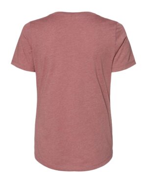 BELLA + CANVAS Women's Relaxed Heather CVC V-Neck Tee - Image 17