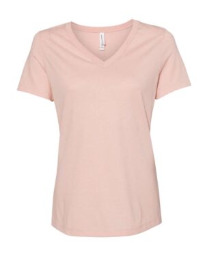 BELLA + CANVAS Women's Relaxed Heather CVC V-Neck Tee - Image 31