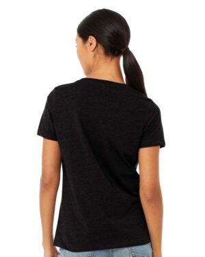 BELLA + CANVAS Women's Relaxed Heather CVC V-Neck Tee - Image 57