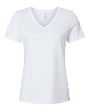 BELLA + CANVAS Women's Relaxed Heather CVC V-Neck Tee - Image 58