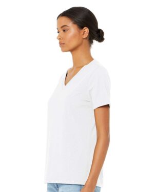 BELLA + CANVAS Women's Relaxed Heather CVC V-Neck Tee - Image 62