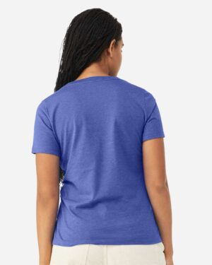 BELLA + CANVAS Women's Relaxed Heather CVC V-Neck Tee - Image 51