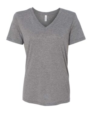 BELLA + CANVAS Women's Relaxed Triblend V-Neck Tee - Image 7