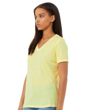 BELLA + CANVAS Women's Relaxed Triblend V-Neck Tee - Image 20