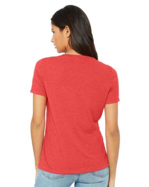 BELLA + CANVAS Women's Relaxed Triblend V-Neck Tee - Image 27
