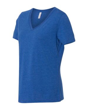 BELLA + CANVAS Women's Relaxed Triblend V-Neck Tee - Image 45