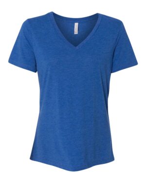 BELLA + CANVAS Women's Relaxed Triblend V-Neck Tee - Image 43