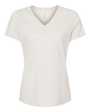 BELLA + CANVAS Women's Relaxed Triblend V-Neck Tee - Image 16