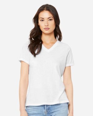 BELLA + CANVAS Women's Relaxed Triblend V-Neck Tee - Image 40