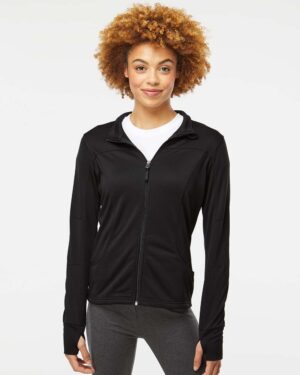 Independent Trading Co. Women's Poly-Tech Full-Zip Track Jacket - Image 7