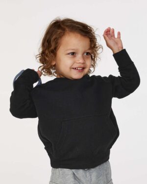 Independent Trading Co. Toddler Special Blend Hooded Raglan Sweatshirt - Image 4
