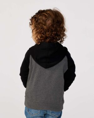 Independent Trading Co. Toddler Special Blend Hooded Raglan Sweatshirt - Image 12