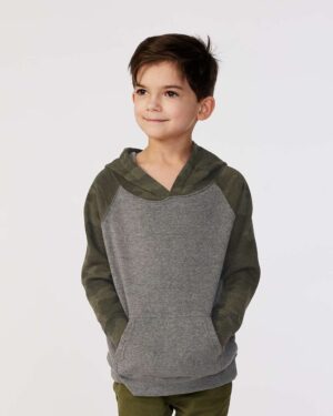 Independent Trading Co. Toddler Special Blend Hooded Raglan Sweatshirt - Image 35