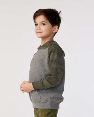 Independent Trading Co. Toddler Special Blend Hooded Raglan Sweatshirt - Image 36