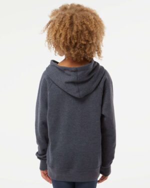 Independent Trading Co. Youth Lightweight Special Blend Raglan Hooded Sweatshirt - Image 19