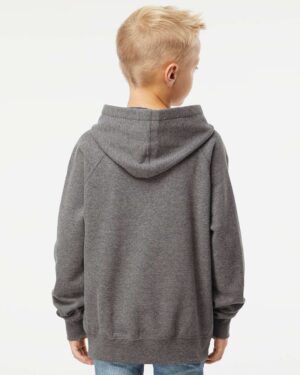 Independent Trading Co. Youth Lightweight Special Blend Raglan Hooded Sweatshirt - Image 31