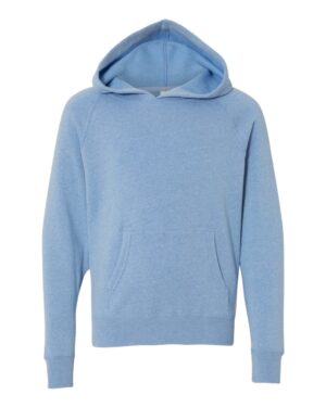 Independent Trading Co. Youth Lightweight Special Blend Raglan Hooded Sweatshirt - Image 44