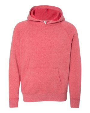 Independent Trading Co. Youth Lightweight Special Blend Raglan Hooded Sweatshirt - Image 50