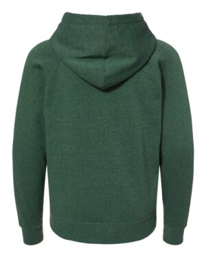Independent Trading Co. Youth Lightweight Special Blend Raglan Hooded Sweatshirt - Image 21
