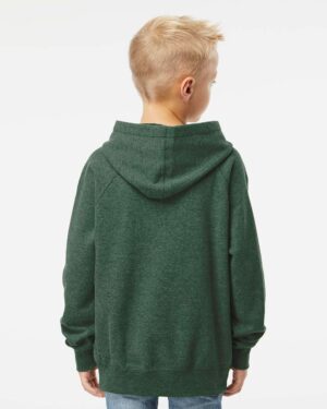 Independent Trading Co. Youth Lightweight Special Blend Raglan Hooded Sweatshirt - Image 25