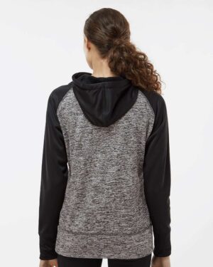 J. America Women’s Colorblocked Cosmic Fleece Hooded Sweatshirt - Image 6
