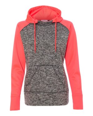 J. America Women’s Colorblocked Cosmic Fleece Hooded Sweatshirt - Image 13