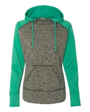 J. America Women’s Colorblocked Cosmic Fleece Hooded Sweatshirt - Image 10
