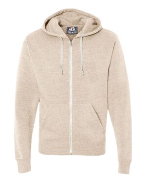 J. America Men's Triblend Full-Zip Hooded Sweatshirt - Image 31