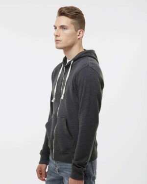 J. America Men's Triblend Full-Zip Hooded Sweatshirt - Image 11