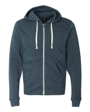 J. America Men's Triblend Full-Zip Hooded Sweatshirt - Image 25
