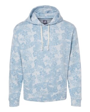 J. America Men's Triblend Fleece Hooded Sweatshirt - Image 45