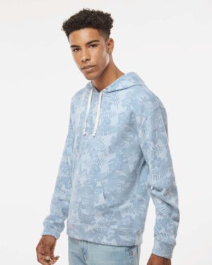 J. America Men's Triblend Fleece Hooded Sweatshirt - Image 49