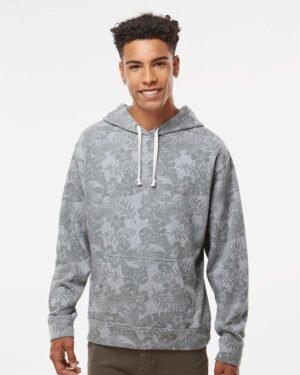 J. America Men's Triblend Fleece Hooded Sweatshirt - Image 92