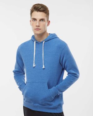 J. America Men's Triblend Fleece Hooded Sweatshirt - Image 60
