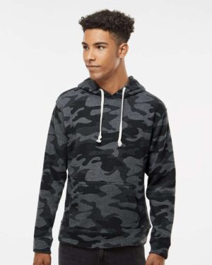 J. America Men's Triblend Fleece Hooded Sweatshirt - Image 12