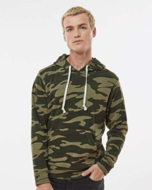 J. America Men's Triblend Fleece Hooded Sweatshirt - Image 42