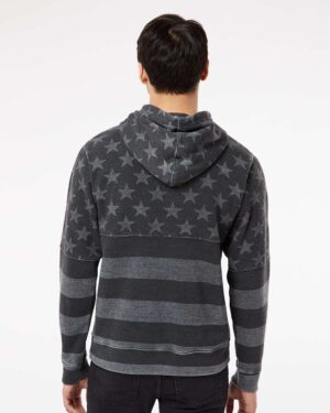 J. America Men's Triblend Fleece Hooded Sweatshirt - Image 32