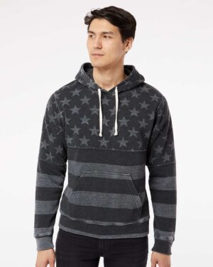 J. America Men's Triblend Fleece Hooded Sweatshirt - Image 30