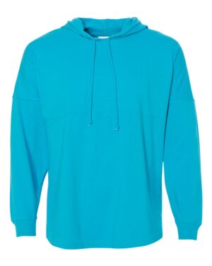 J. America Unisex Hooded Game Day Jersey T-Shirt - Image 4