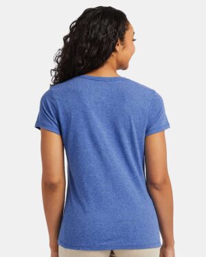 Hanes Women's Perfect-T Triblend V-Neck T-Shirt - Image 34