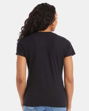 Hanes Women's Perfect-T Triblend V-Neck T-Shirt - Image 6